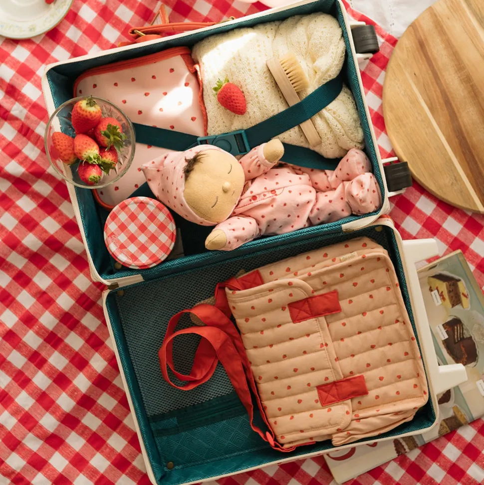 Sale Olli Ella Carrie Convertible Changing Set - Strawberry