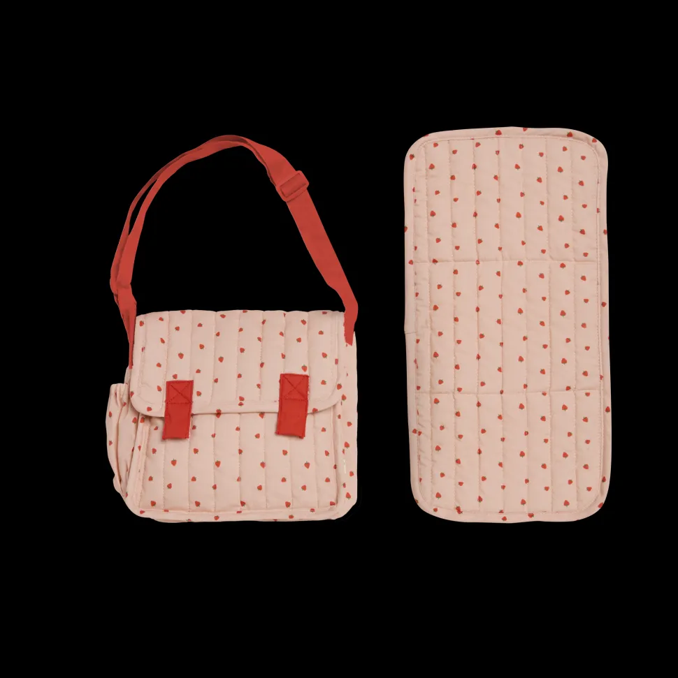 Sale Olli Ella Carrie Convertible Changing Set - Strawberry