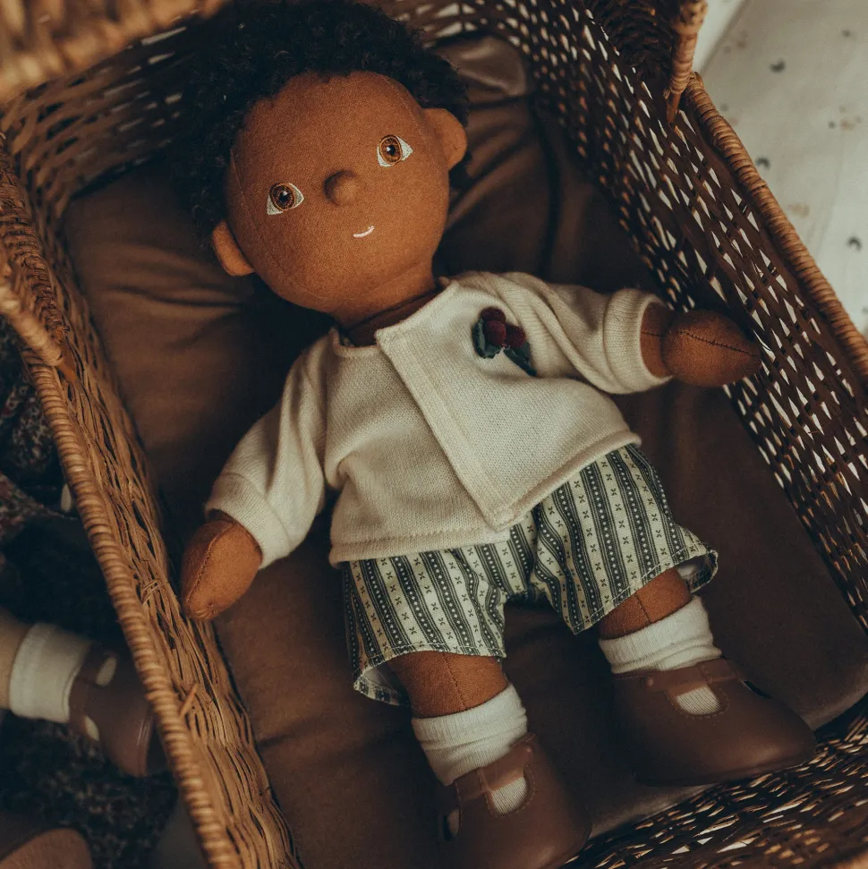 Shop Olli Ella Dinkum Dolls Cardigan & Romper Set - Holiday