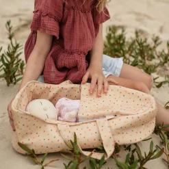 Online Olli Ella Dinkum Dolls Carry Cot - Gumdrop