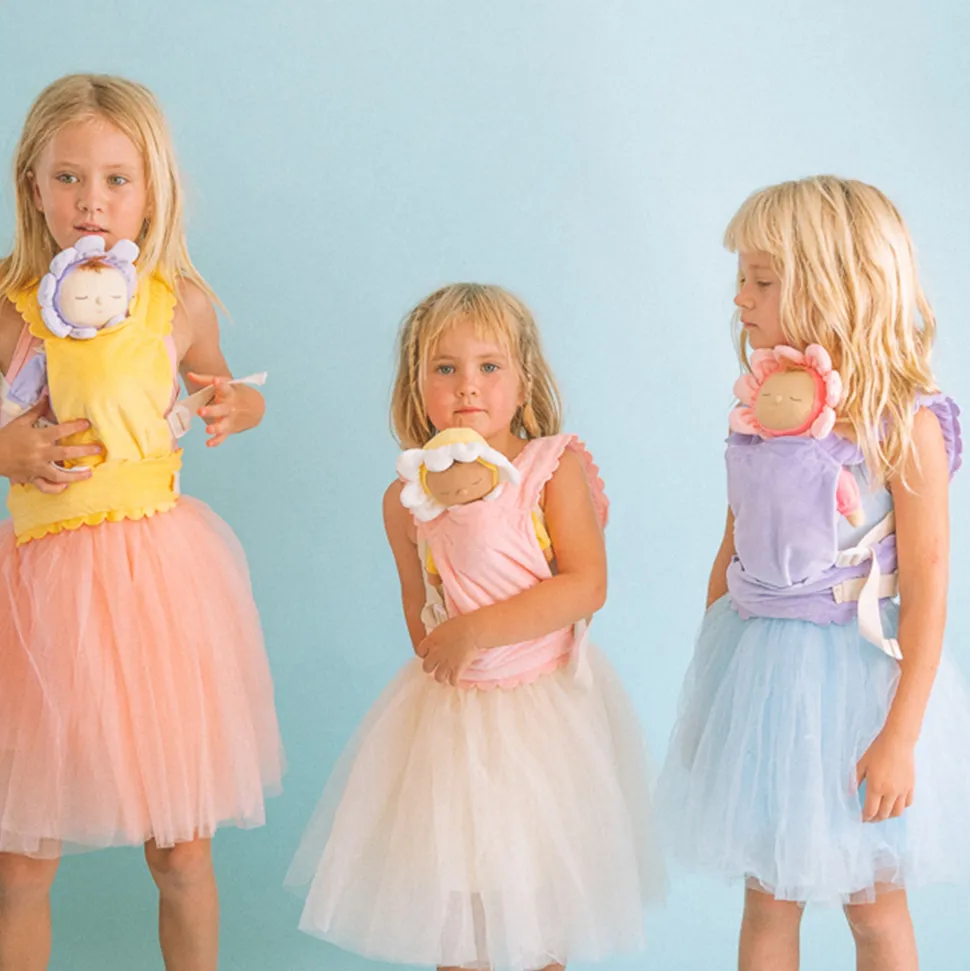 Discount Olli Ella Dinkum Dolls Petal Carrier - Lavender