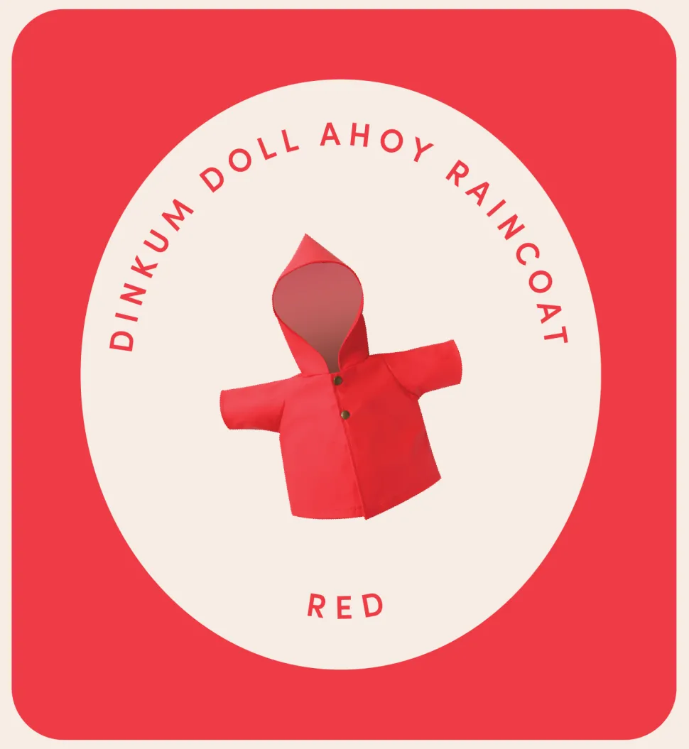Fashion Olli Ella Dinkum Dolls Rainy Play Set - Red