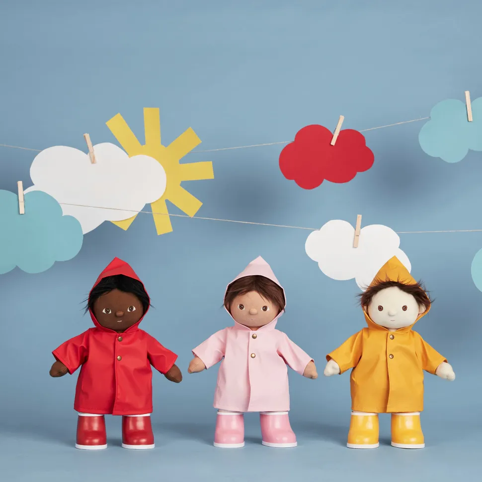 Cheap Olli Ella Dinkum Dolls Rainy Play Set - Yellow