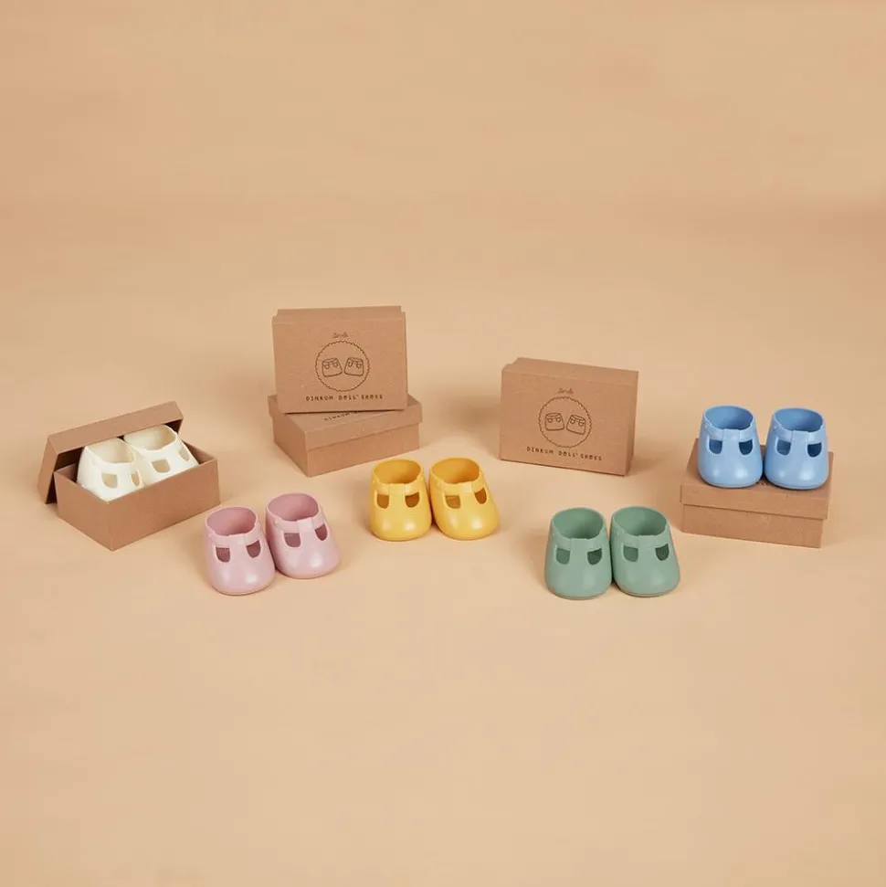 Fashion Olli Ella Dinkum Dolls Shoes - Corn Yellow
