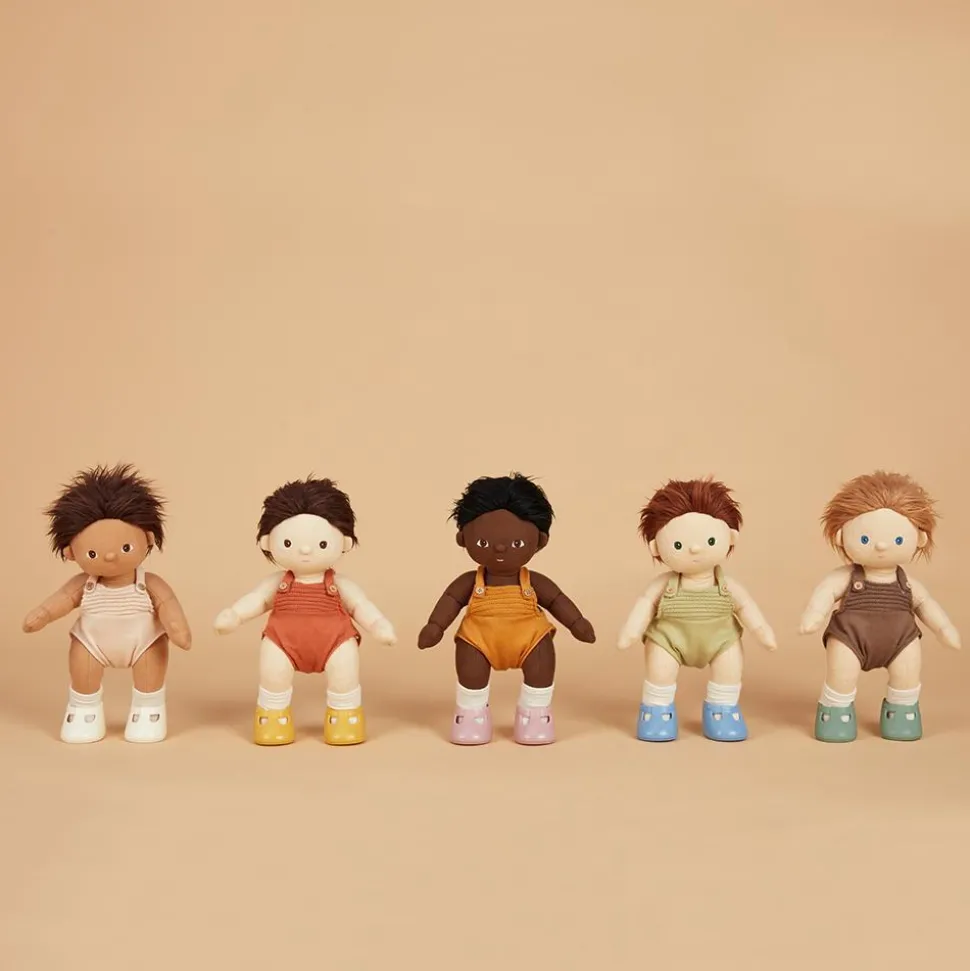 Sale Olli Ella Dinkum Dolls Shoes - Mallow Pink