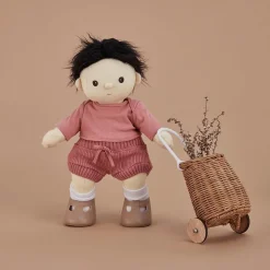 Flash Sale Olli Ella Dinkum Dolls Snuggly Set - Berry