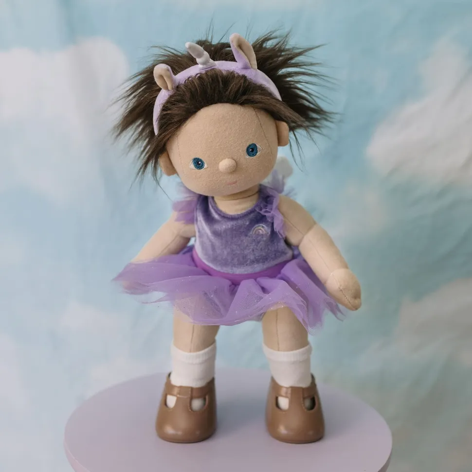 Store Olli Ella Dinkum Unicorn Outfit - Lilac
