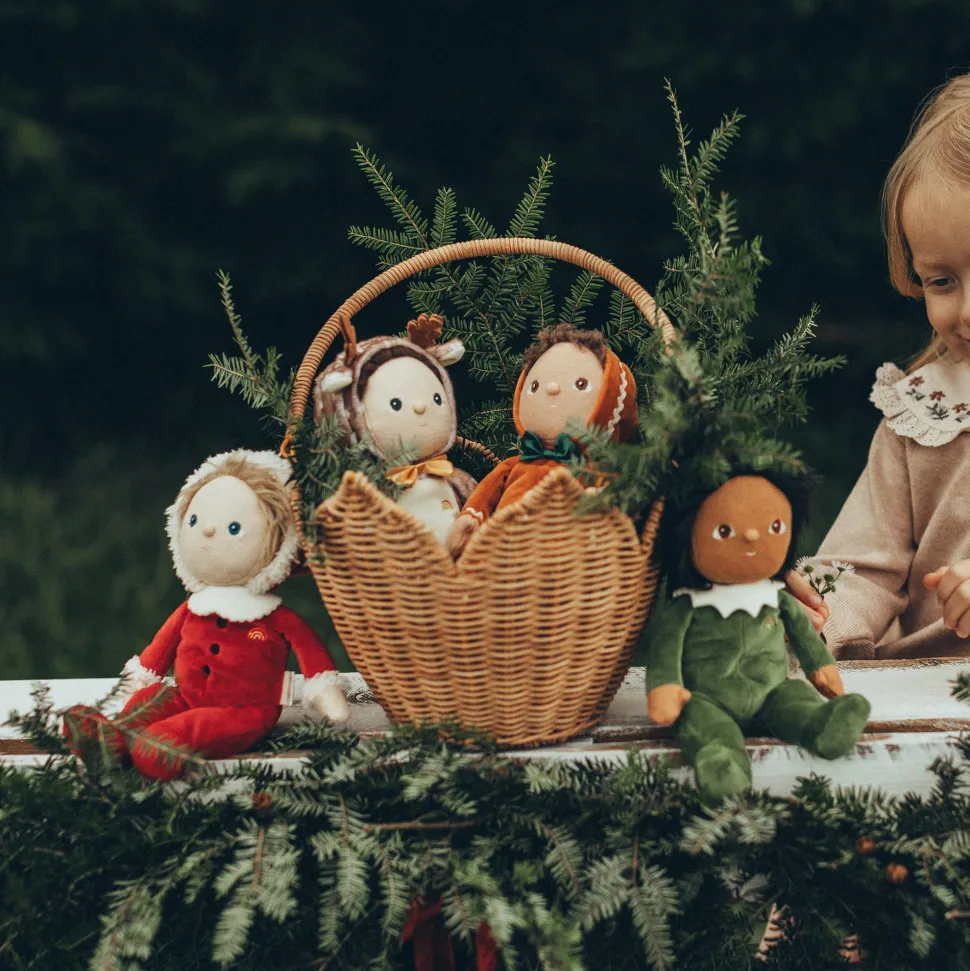 Sale Olli Ella Dinky Dinkums Jolly Dollies - Sammy Santa