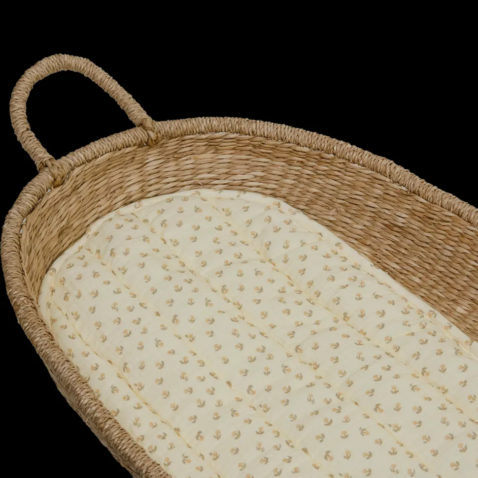 New Olli Ella Luxe Organic Cotton Liner - Leafed Mushroom
