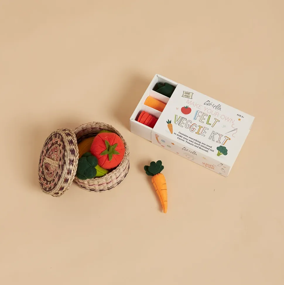 Fashion Olli Ella Make Your Own Felt Kit - Vegetables