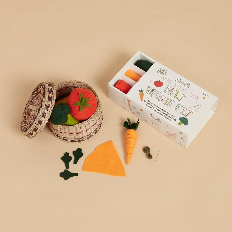 Fashion Olli Ella Make Your Own Felt Kit - Vegetables