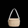 Clearance Olli Ella Mini Chari Rattan Bag - Straw