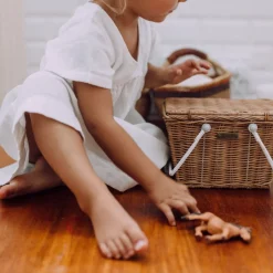 Clearance Olli Ella Piki Rattan Basket - Natural