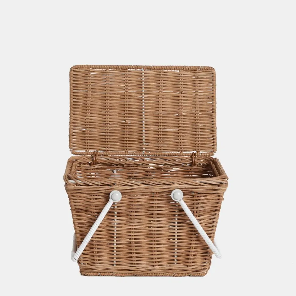 Clearance Olli Ella Piki Rattan Basket - Natural