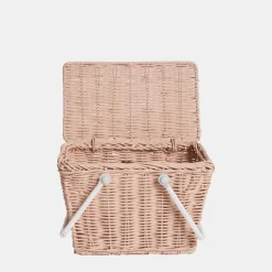 Cheap Olli Ella Piki Rattan Basket - Rose