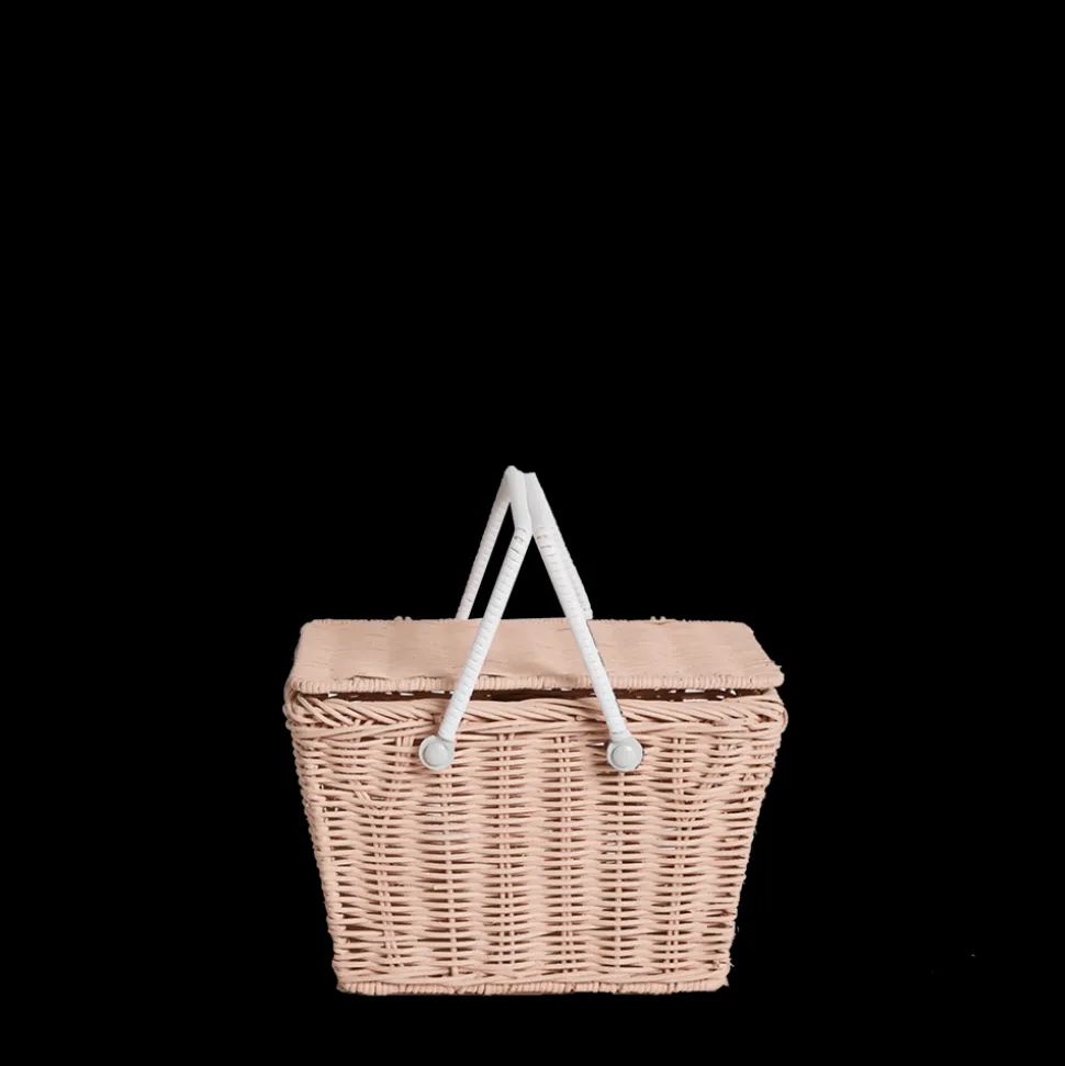 Cheap Olli Ella Piki Rattan Basket - Rose