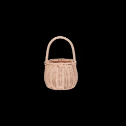 Clearance Olli Ella Rattan Berry Basket - Rose