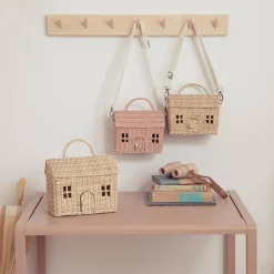 Store Olli Ella Rattan Casa Bag - Straw