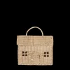 Hot Olli Ella Rattan Casa Clutch - Straw