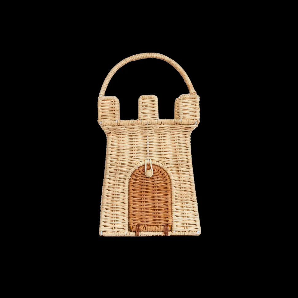 New Olli Ella Rattan Castle Bag
