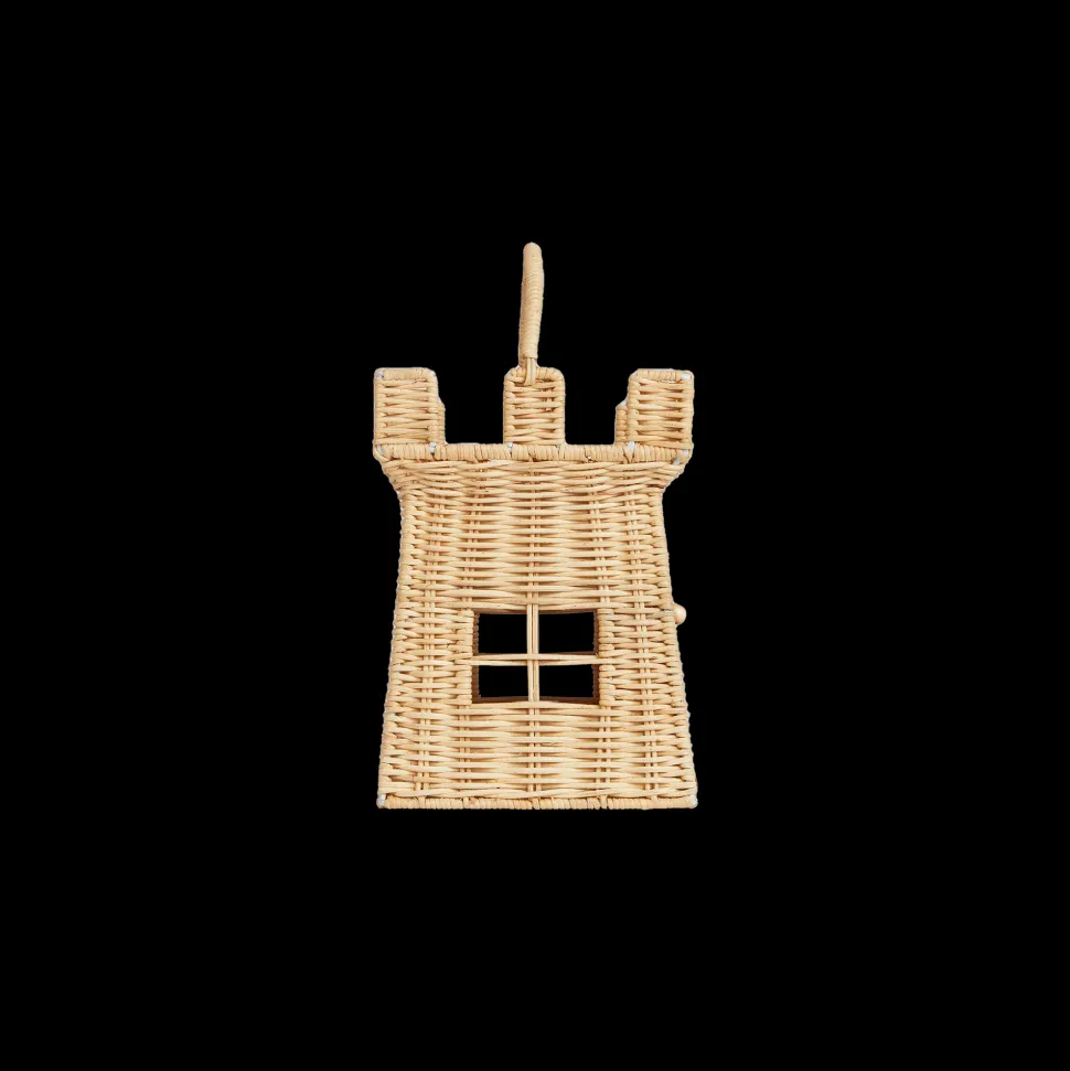 New Olli Ella Rattan Castle Bag