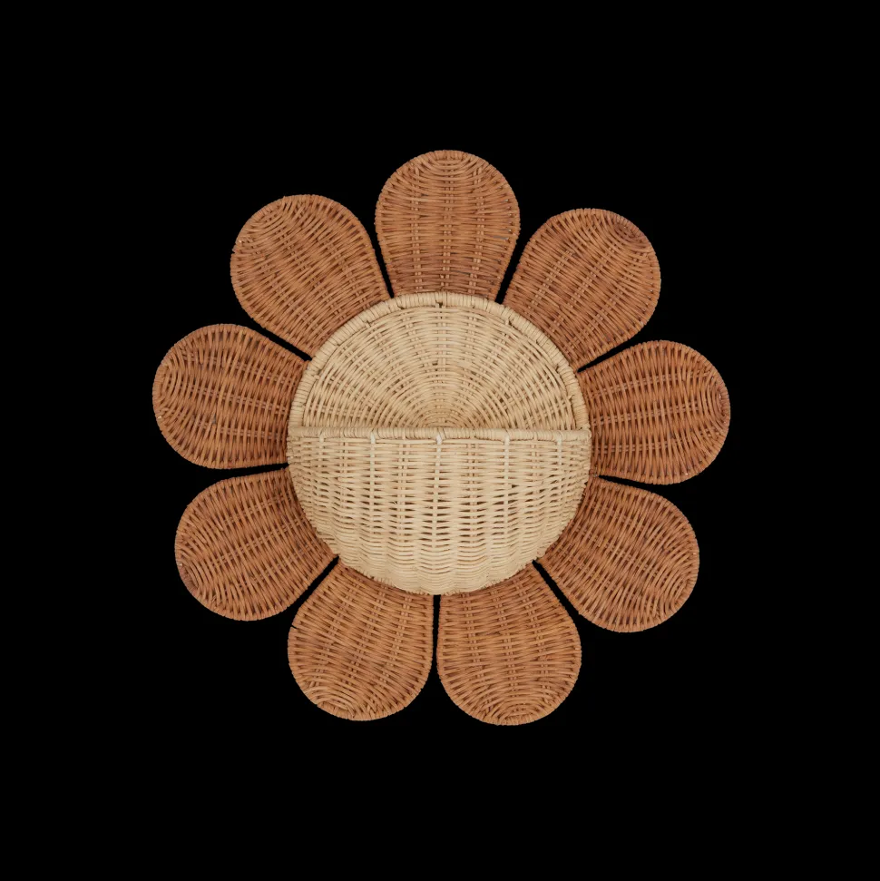 Store Olli Ella Rattan Daisy Wall Basket