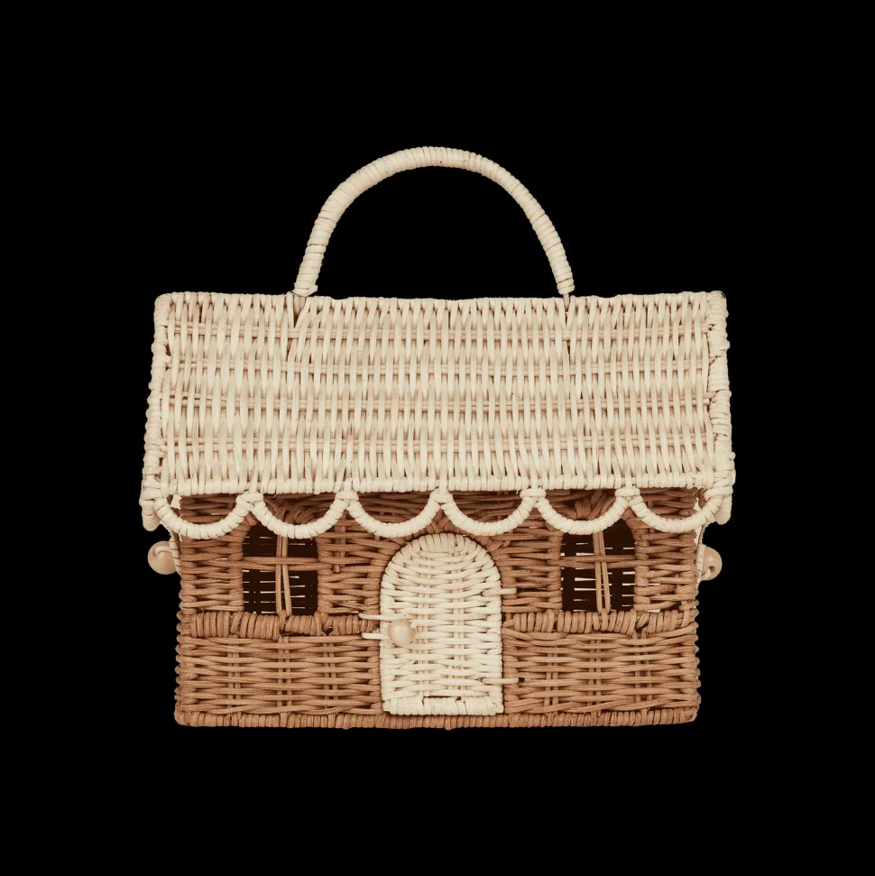 Sale Olli Ella Rattan Gingerbread Casa Clutch
