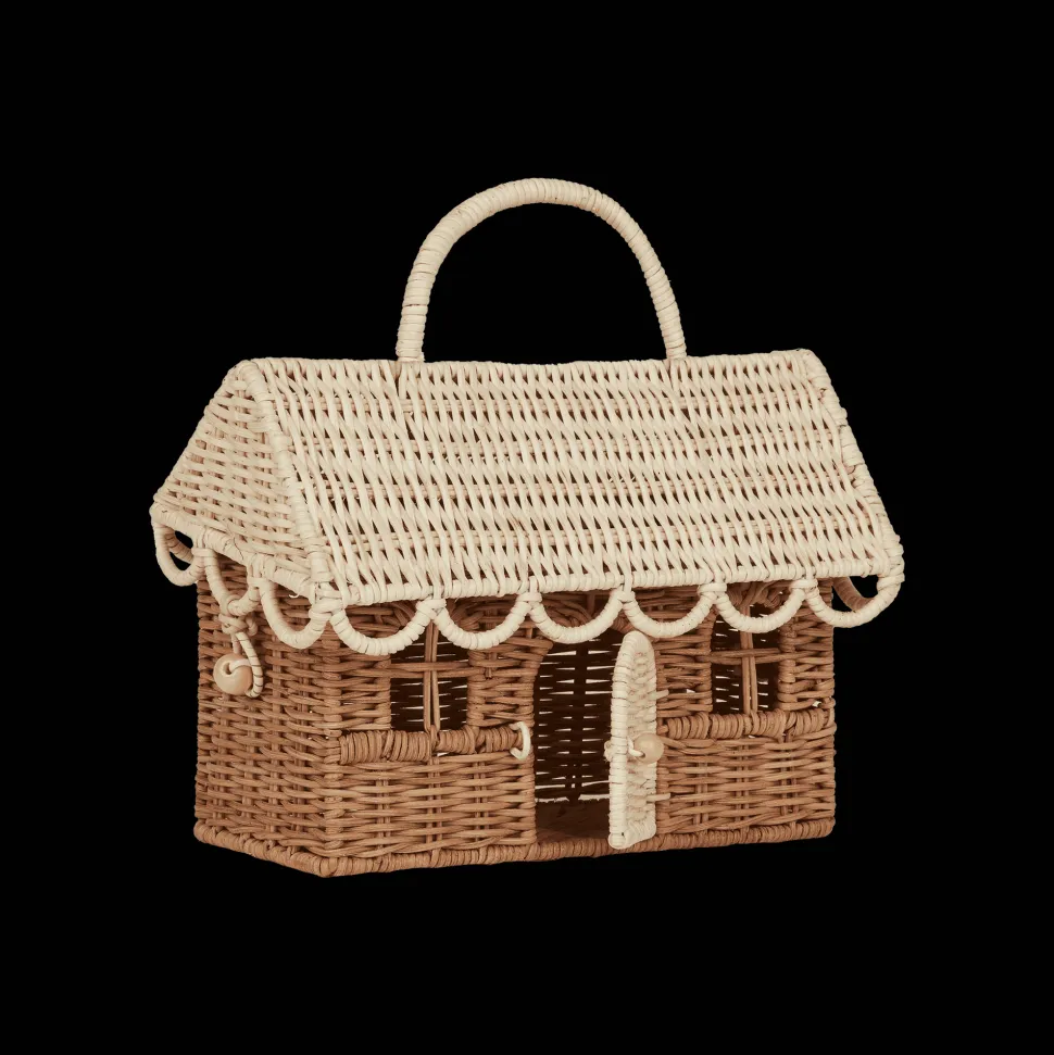Sale Olli Ella Rattan Gingerbread Casa Clutch