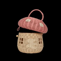Outlet Olli Ella Rattan Mushroom Basket - Musk