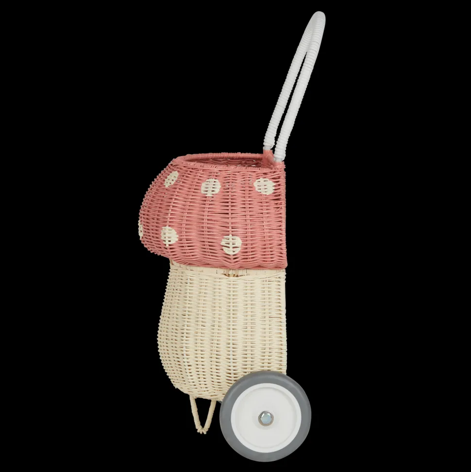 Discount Olli Ella Rattan Mushroom Luggy - Musk