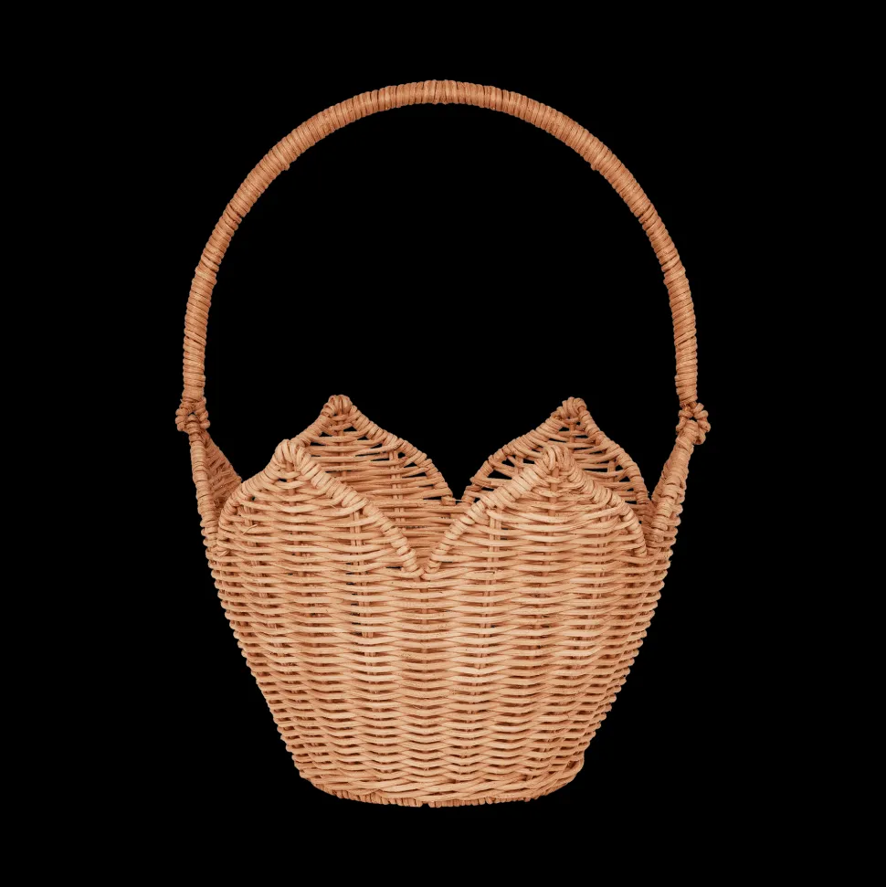 Flash Sale Olli Ella Rattan Poinsettia Carry Basket - Natural