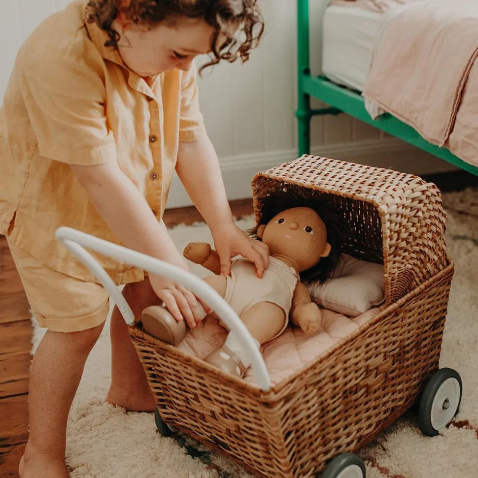 Sale Olli Ella Rattan Strolley - Natural