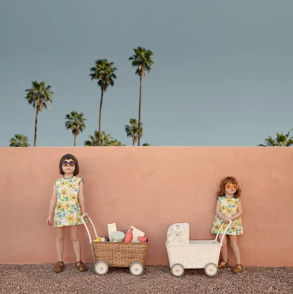 Sale Olli Ella Rattan Strolley - Natural