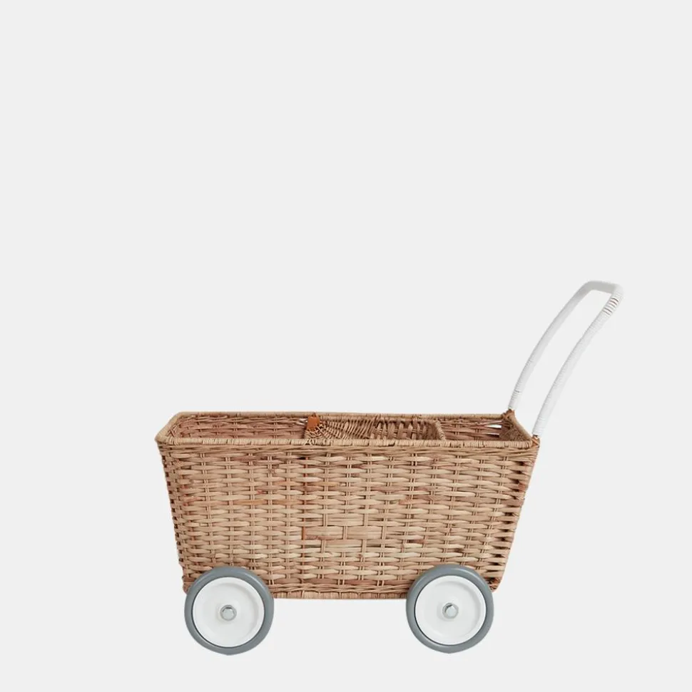 Sale Olli Ella Rattan Strolley - Natural