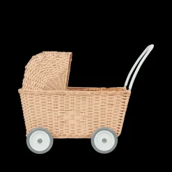 Fashion Olli Ella Rattan Strolley - Seashell Pink