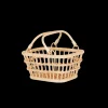 Fashion Olli Ella Rattan Tarry Basket - Wheat