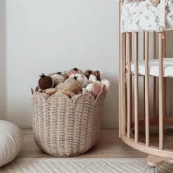 Best Sale Olli Ella Rattan Tulip Basket - Nude
