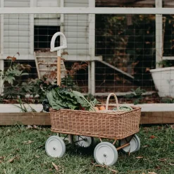 Clearance Olli Ella Rattan Wonder Wagon - Natural