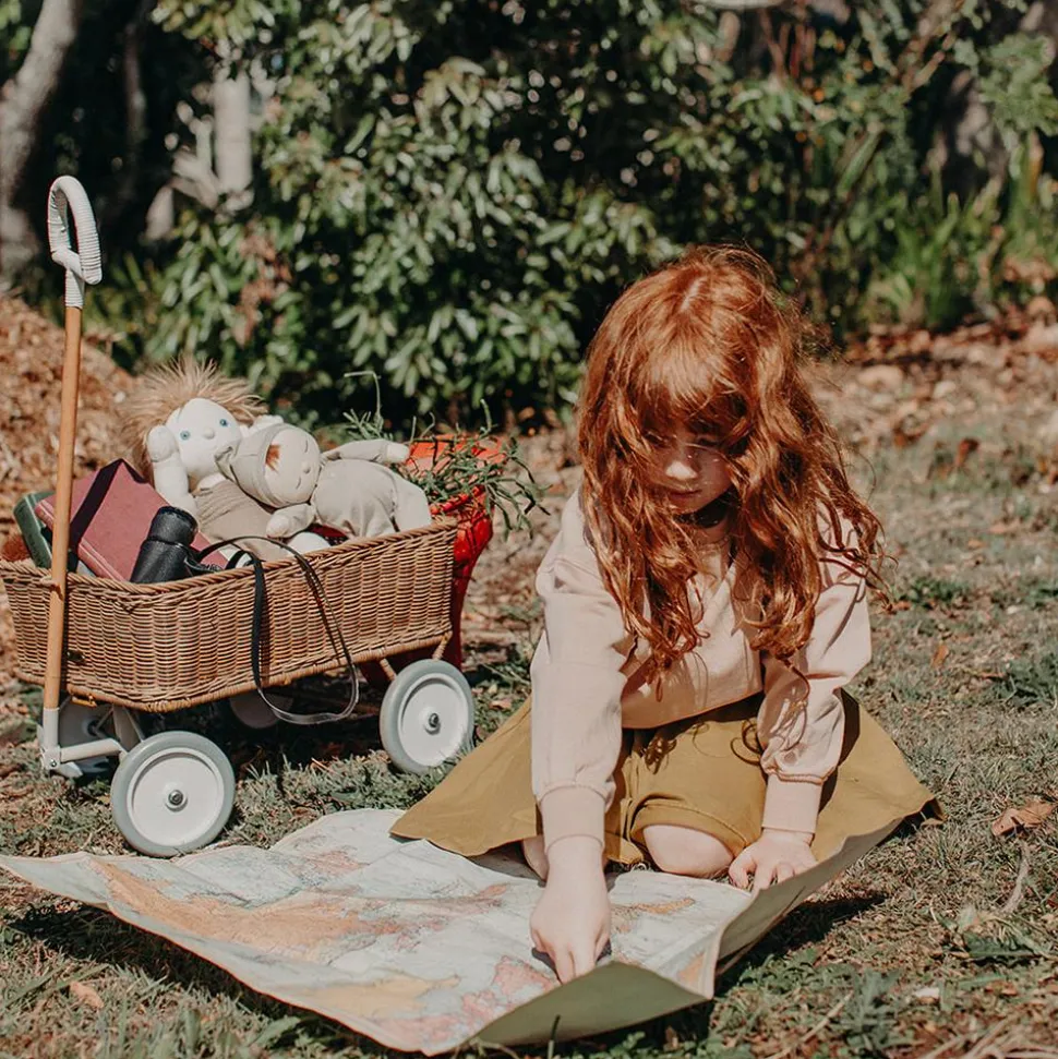 Clearance Olli Ella Rattan Wonder Wagon - Natural