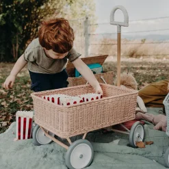 Online Olli Ella Rattan Wonder Wagon - Rose