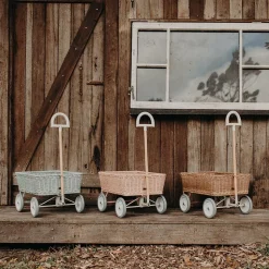 Online Olli Ella Rattan Wonder Wagon - Rose