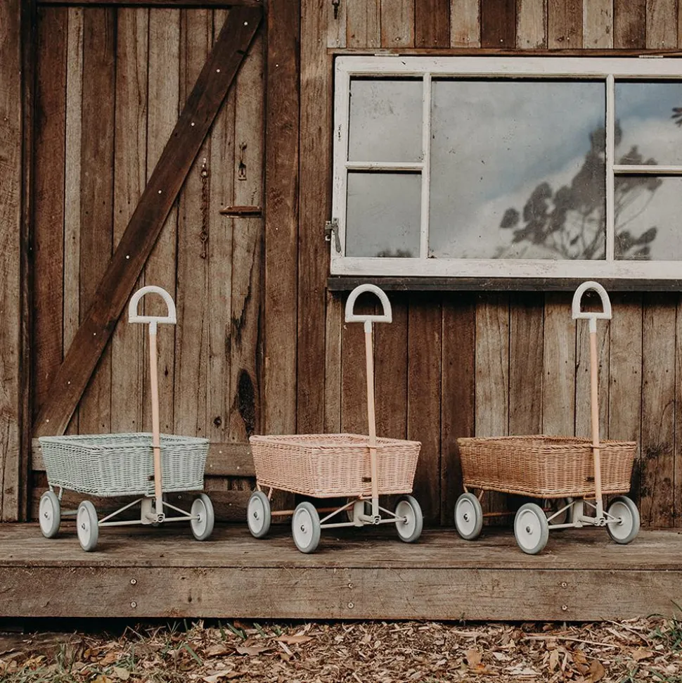 Best Sale Olli Ella Rattan Wonder Wagon - Vintage Blue