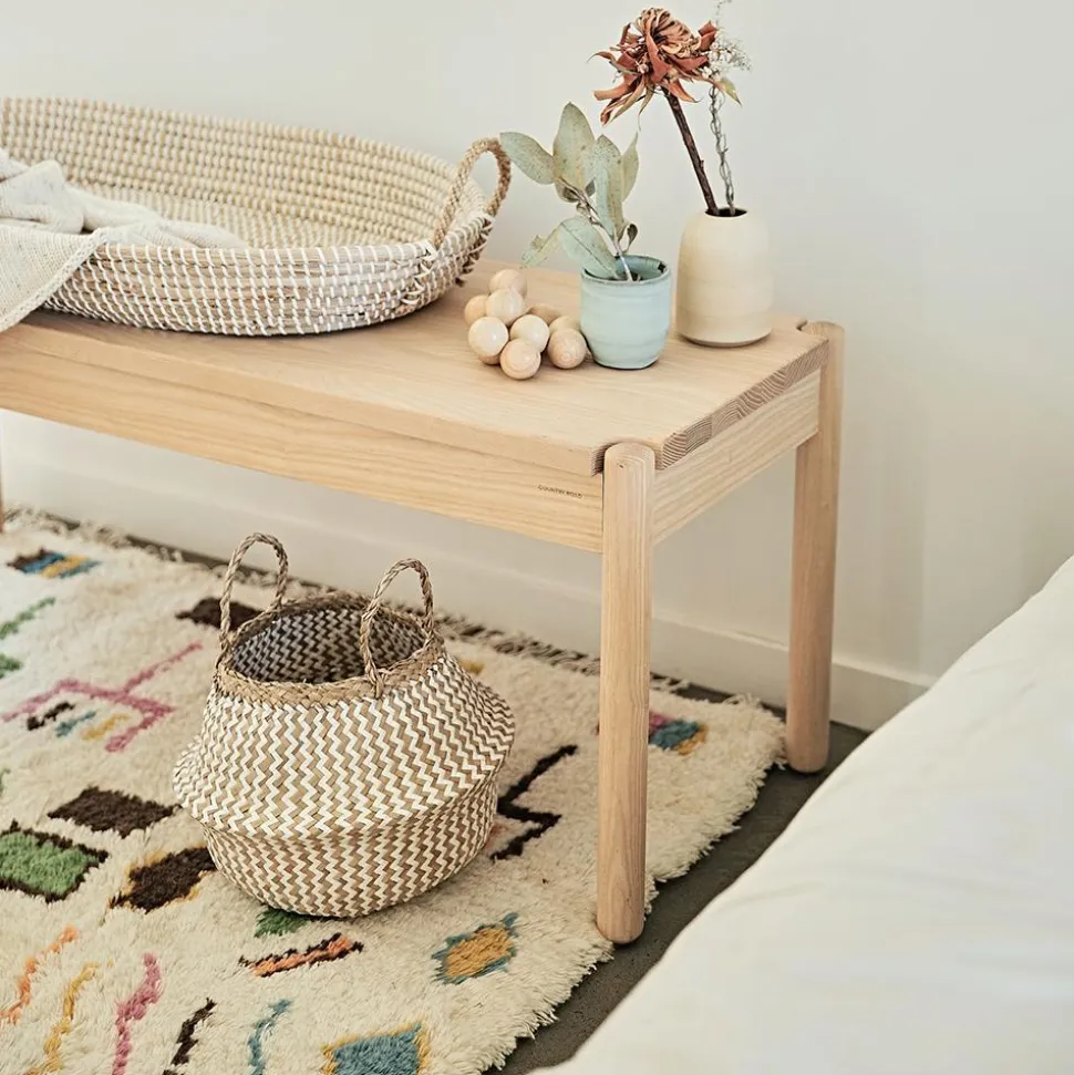 Store Olli Ella Reva Seagrass Changing Basket - Natural