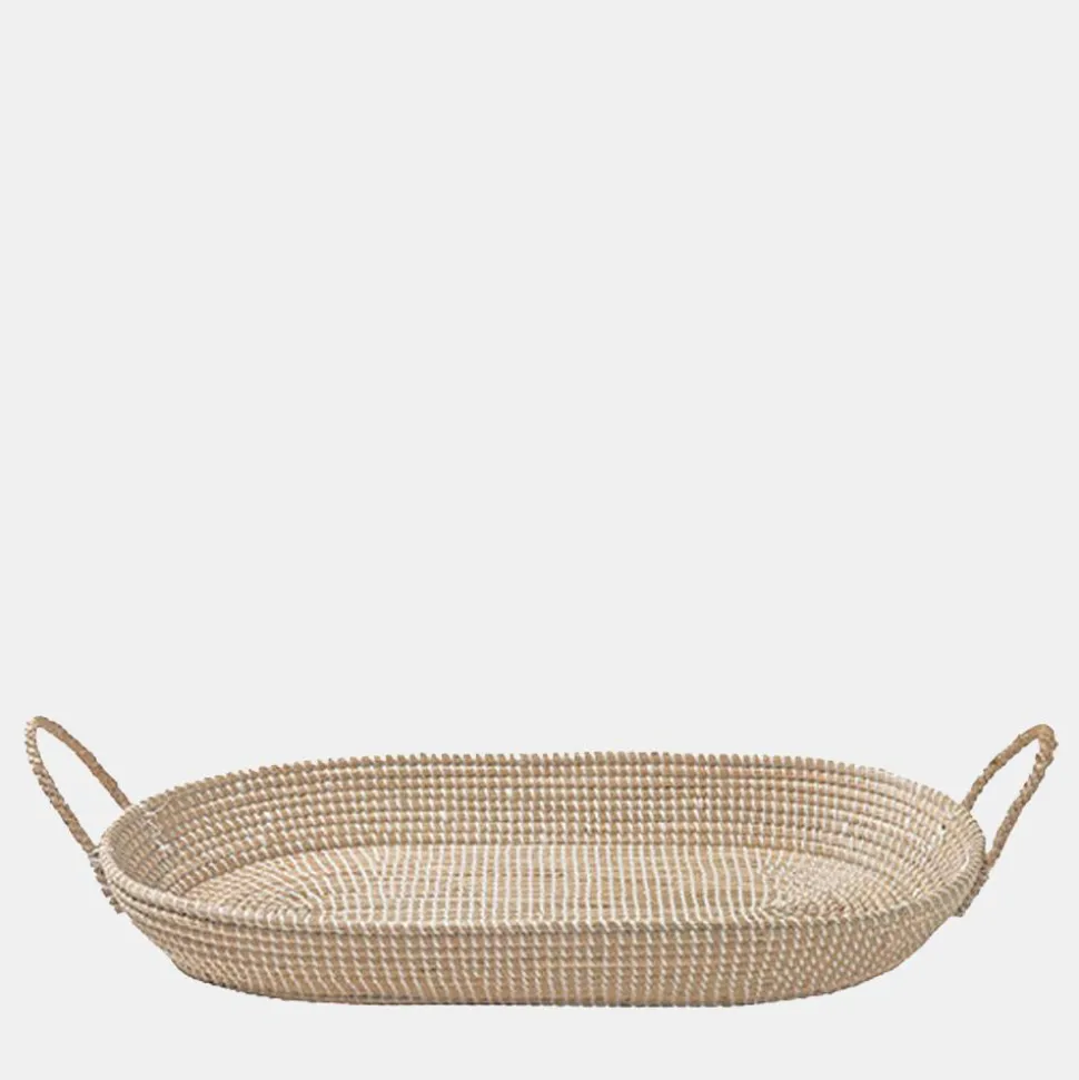 Store Olli Ella Reva Seagrass Changing Basket - Natural