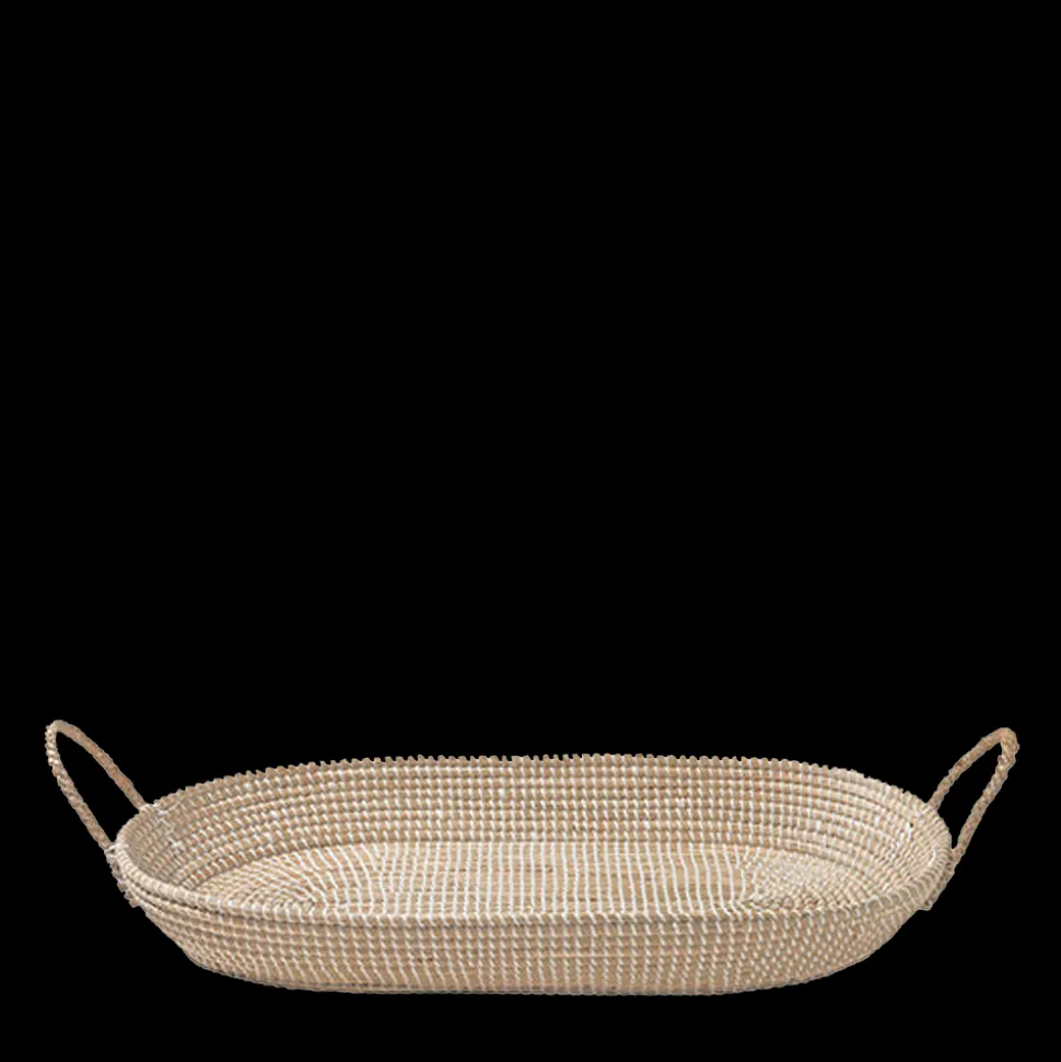 Store Olli Ella Reva Seagrass Changing Basket - Natural