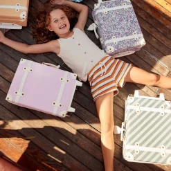 Clearance Olli Ella See-Ya Suitcase - Sorbet